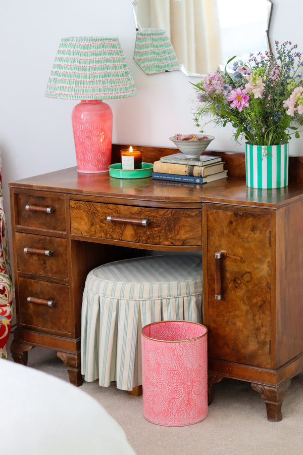 Bright Pink Wastepaper Bin