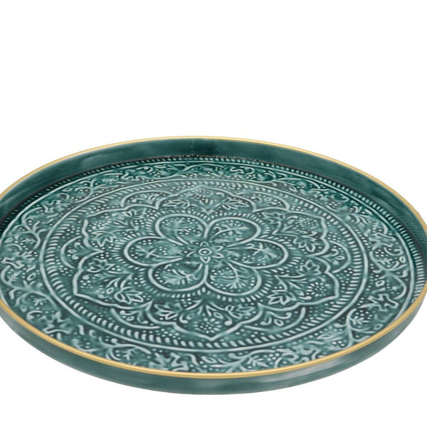 Slim Large Teal Tray