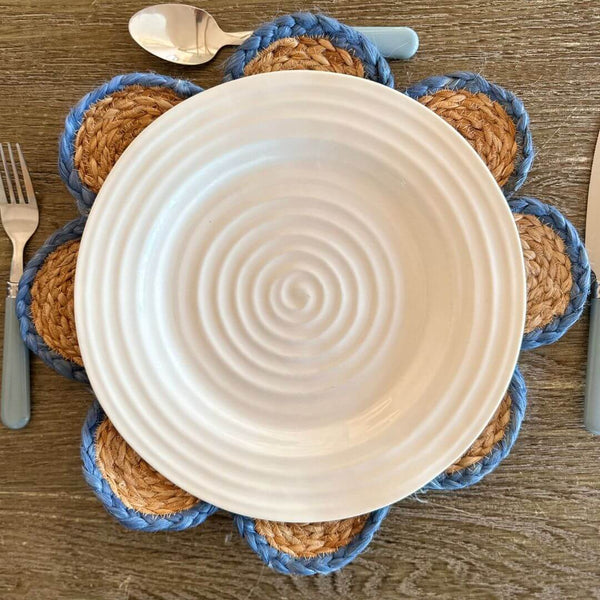 Blue Scallop Placemat