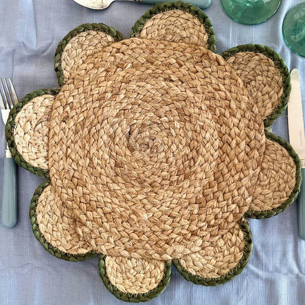 Green Scallop Placemat