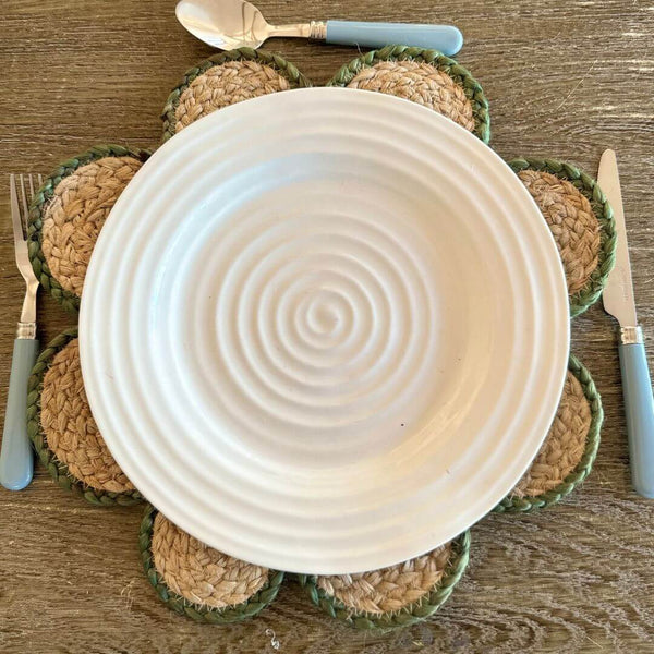 Green Scallop Placemat