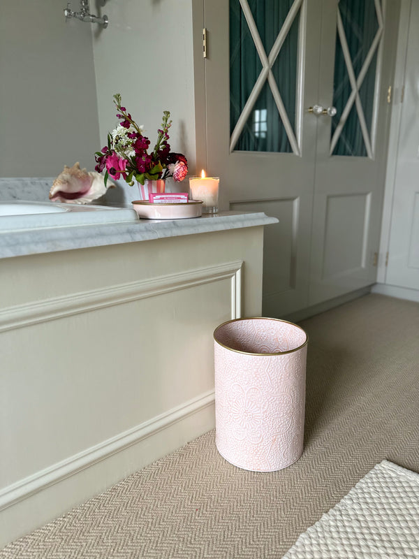 Light Pink Wastepaper Bin