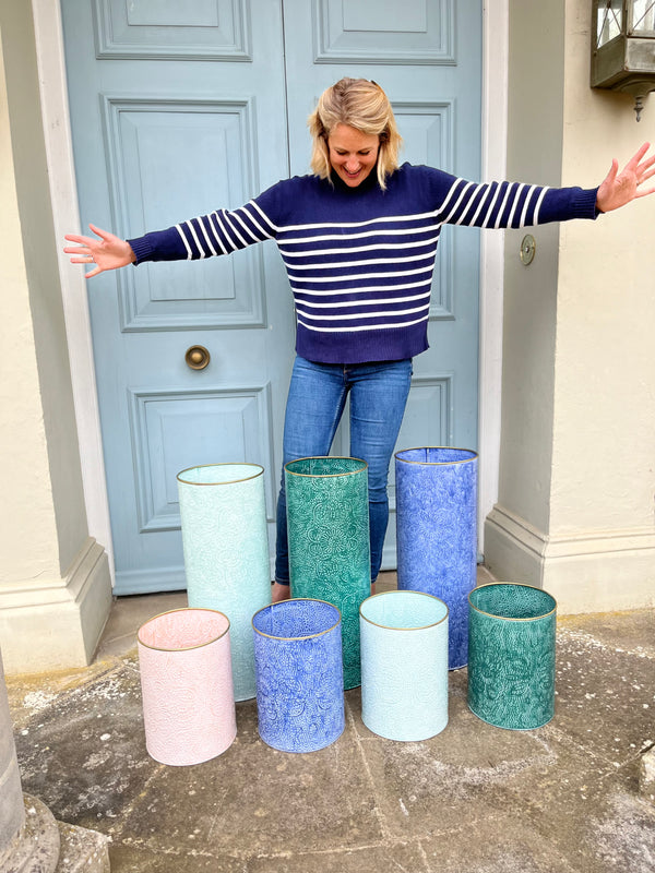 Teal Wastepaper Bin