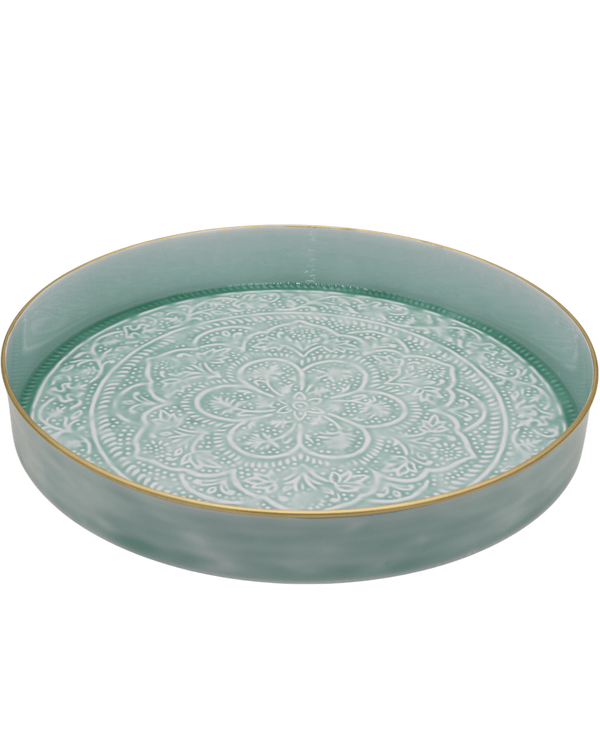 Large Light Blue Tray