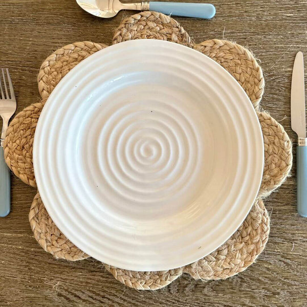 Natural Scallop Placemat