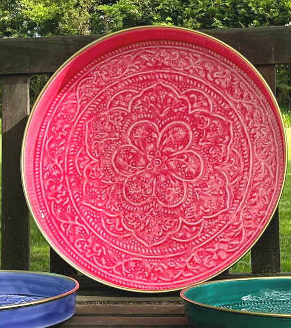 Small Bright Pink Tray