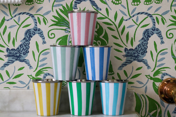 Stripe Tumblers - Set of 6