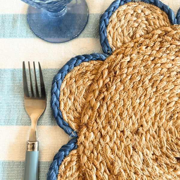 Blue Scallop Placemat