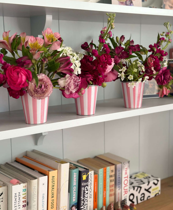 Set of 6 Stripe Tumblers Mix