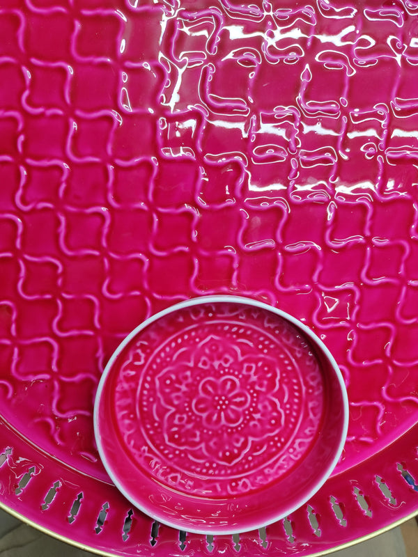 Medium Hot Pink Tray