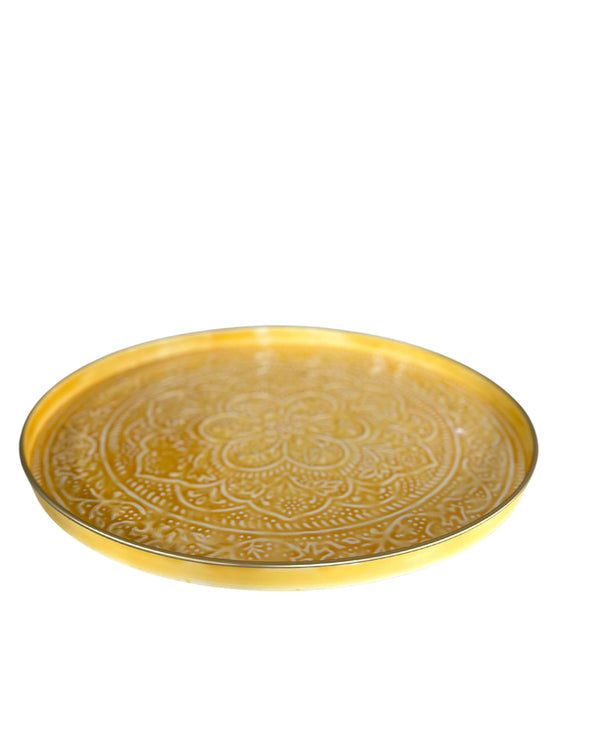 Slim Large Yellow Tray