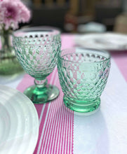 Load image into Gallery viewer, Green Bobble Water Glass

