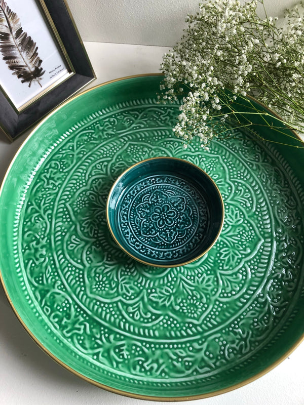 Small Teal Tray