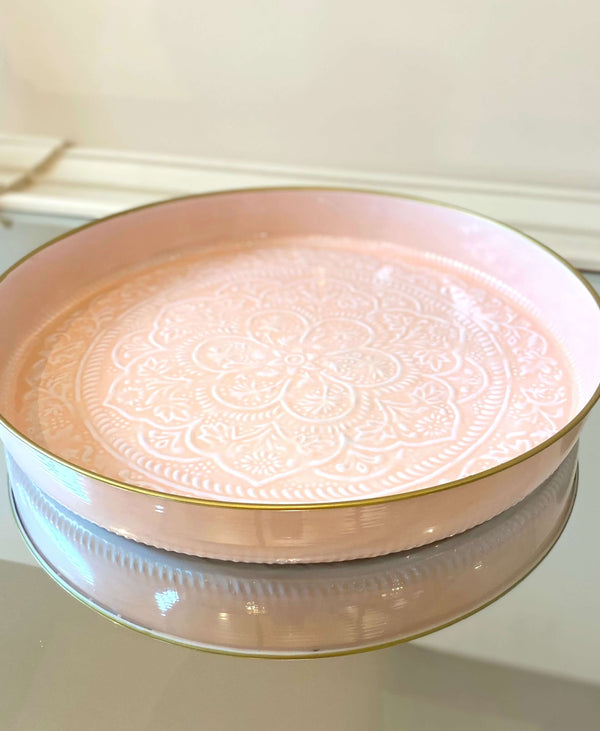 Large Light Pink Tray