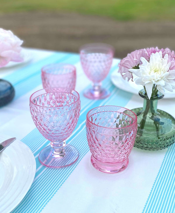 Pink Bobble Water Glass