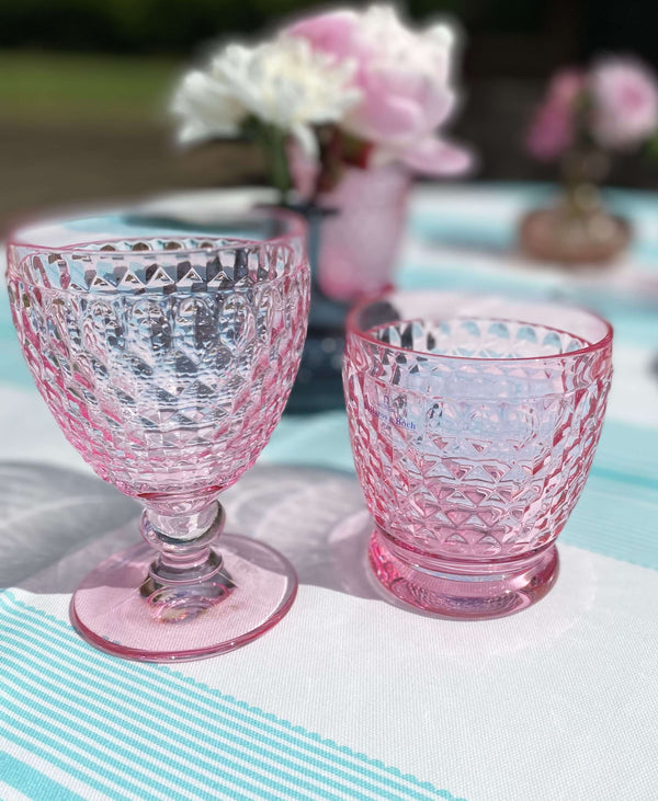 Pink Bobble Water Glass