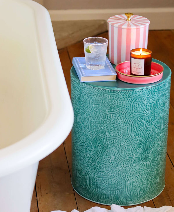 ENAMEL EMBOSSED STOOLS