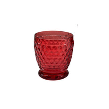 Load image into Gallery viewer, Red Bobble Water Glass
