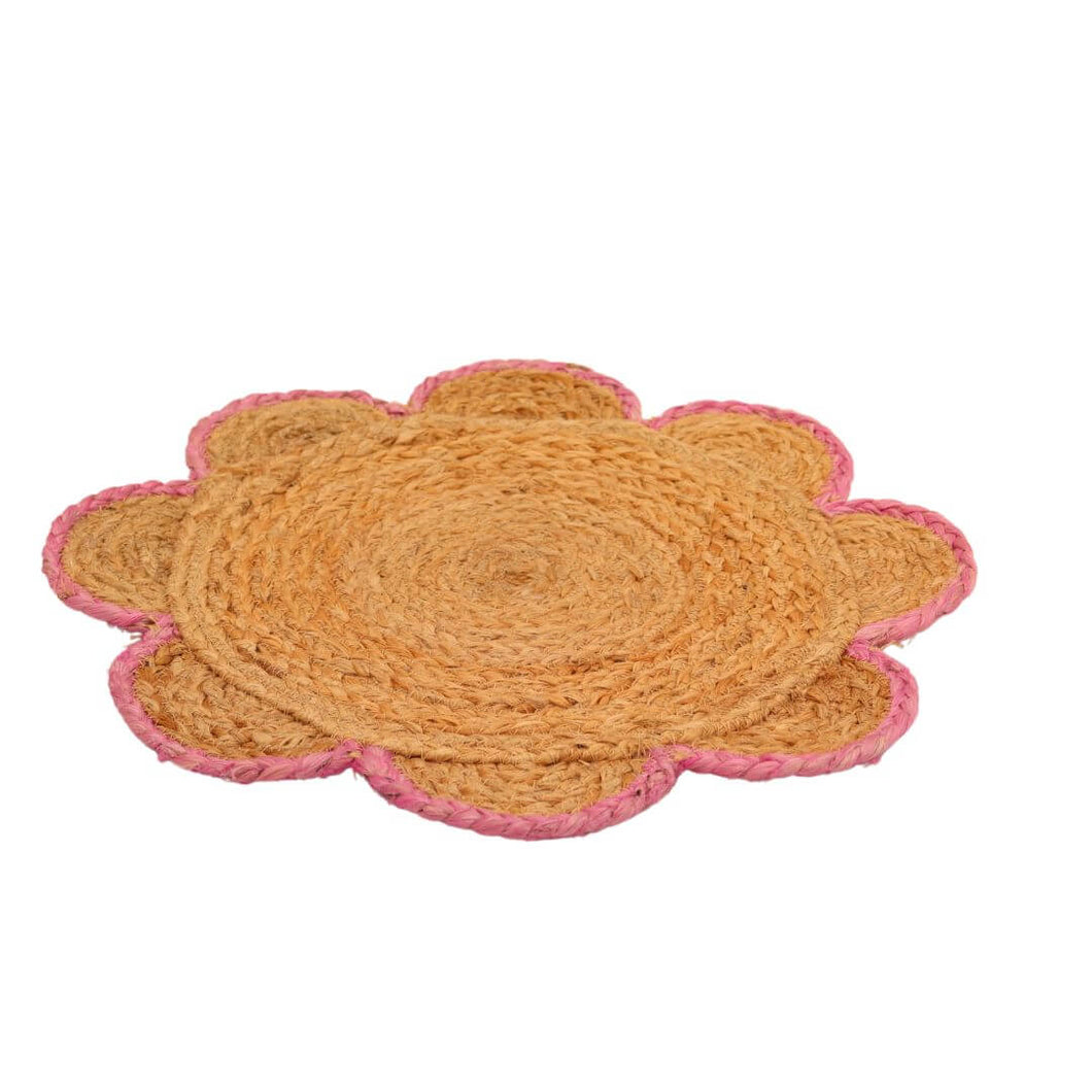 Light Pink Scallop Placemat