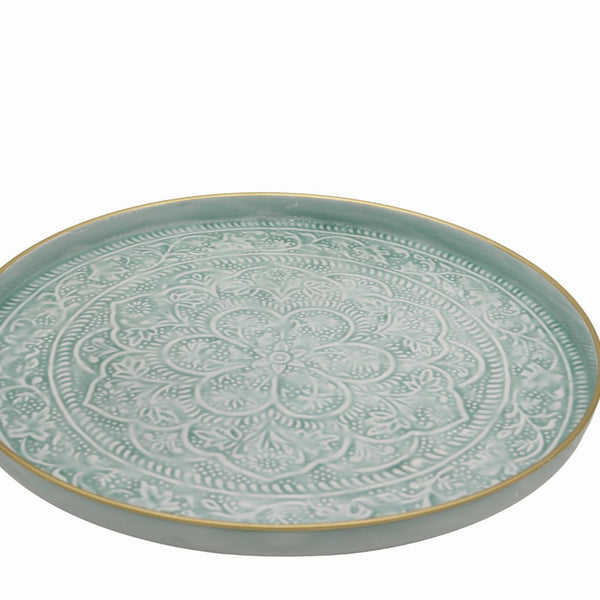 Slim Large Light Blue Tray