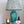 Enamel Embossed Lamp Teal