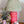Enamel Embossed Lamp Bright Pink
