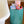 Enamel Embossed Teal Stool