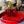 Red Bobble Wine Glass