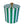 Green Stripe Storage Jar