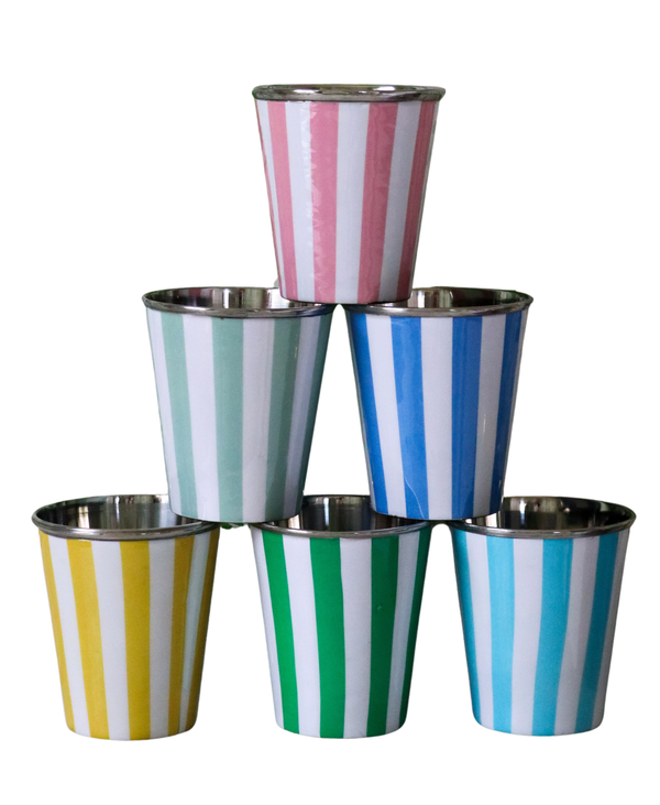 Stripe Tumblers - Set of 6