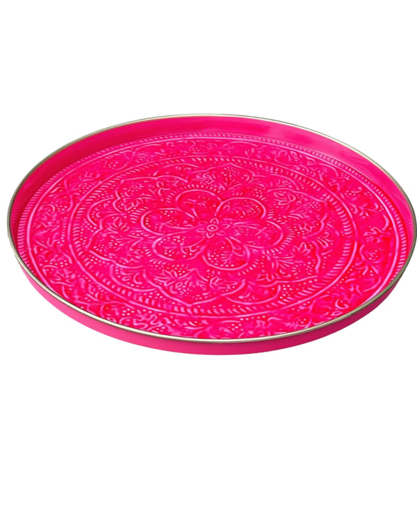 Slim Large Hot Pink Tray