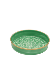 Load image into Gallery viewer, Small Enamel Green Tray
