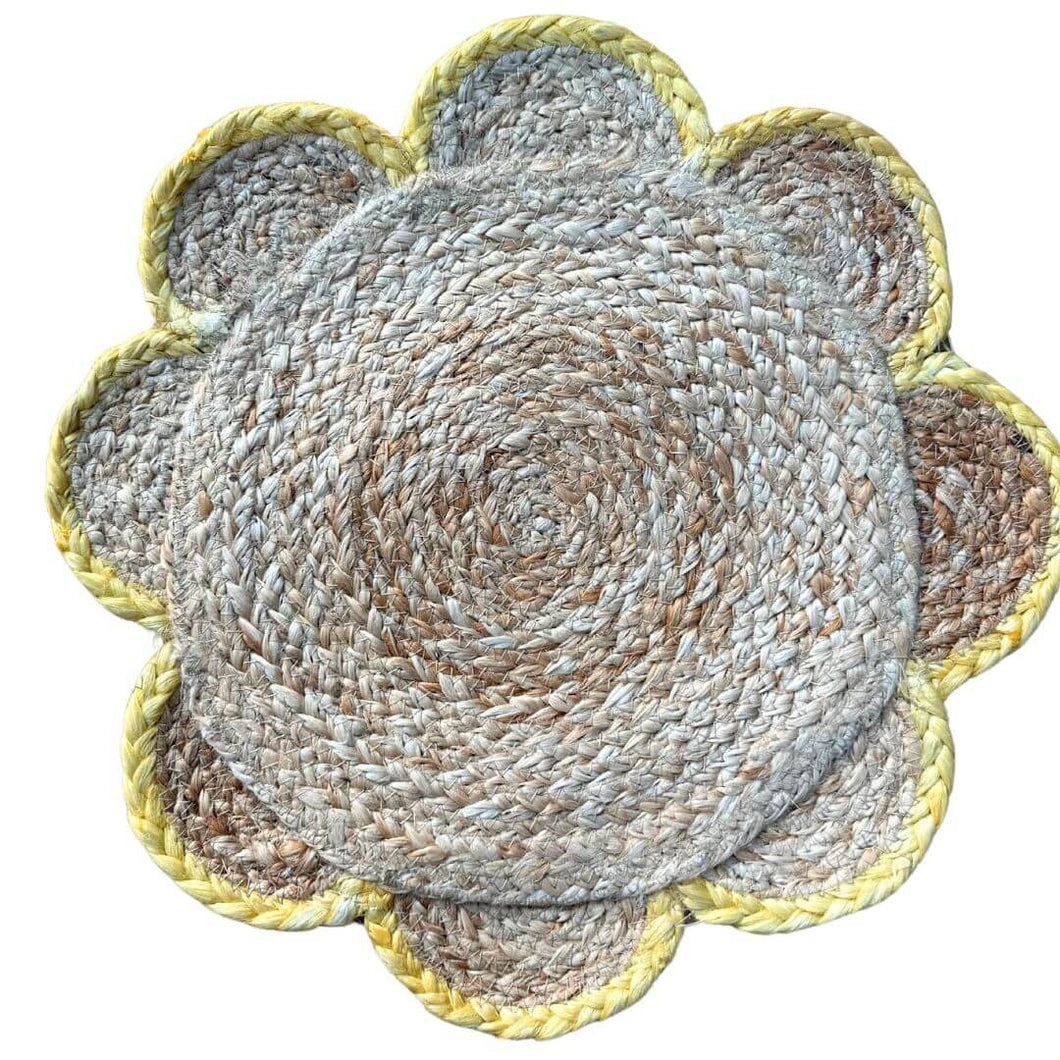 Yellow Scallop Placemat
