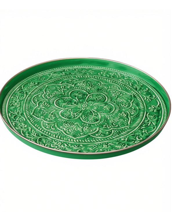 Slim Large Green Tray