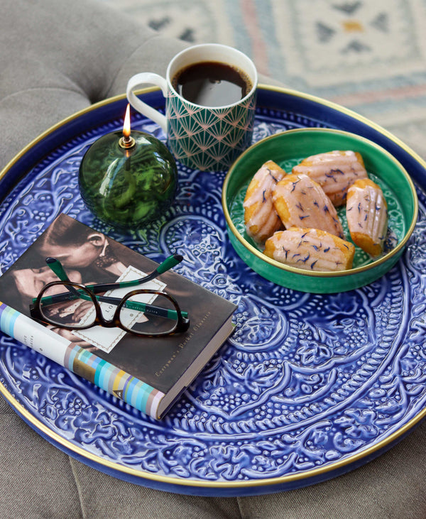 Large Indigo Tray