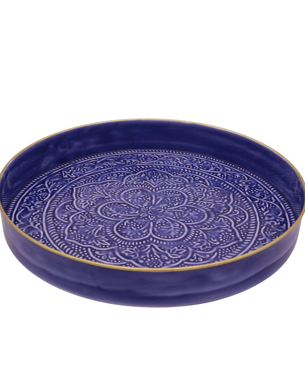 Large Indigo Tray