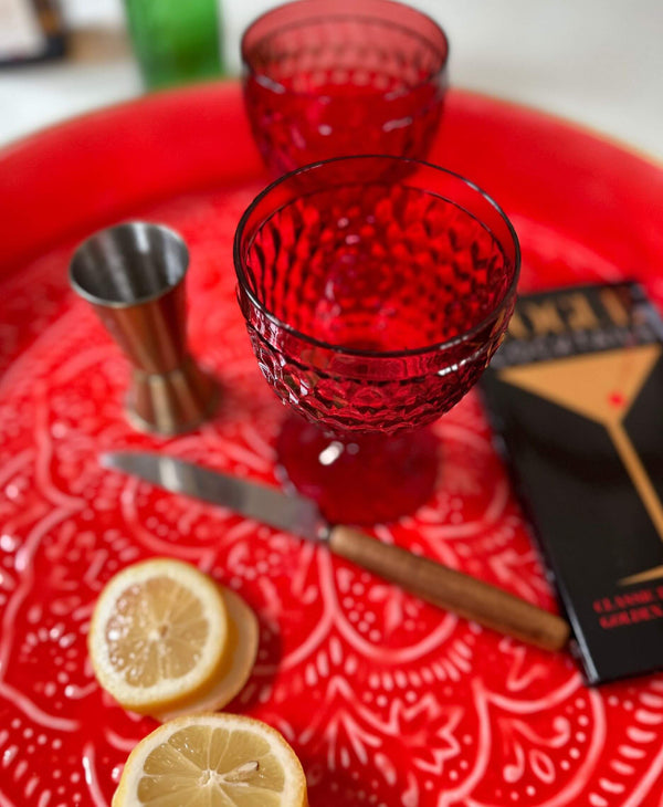 Large Red Tray