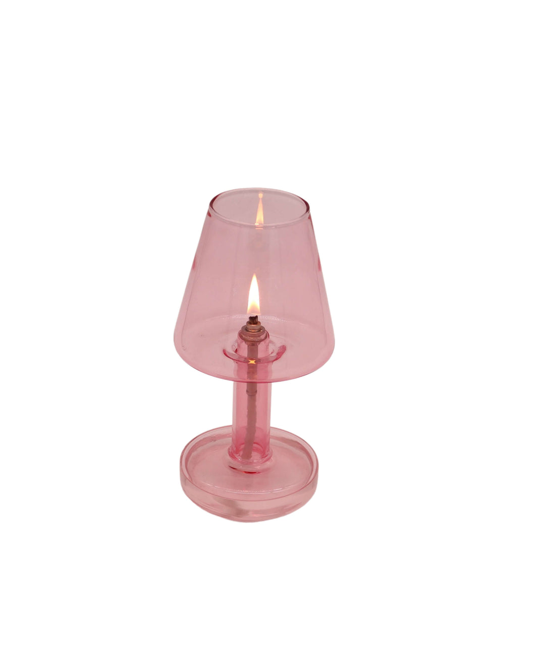 Small Pink Oil Lamp