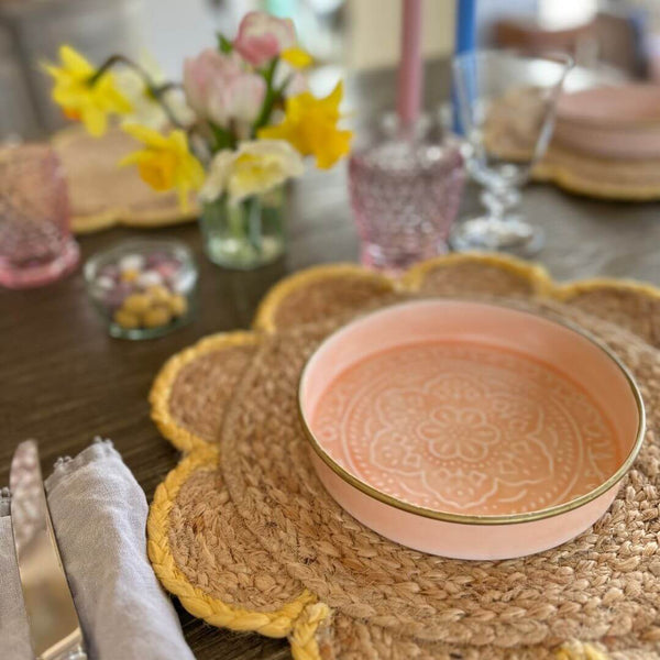 Yellow Scallop Placemat