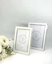 Load image into Gallery viewer, White Enamel Frame 7x5
