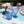 Blue Bobble Water Glass