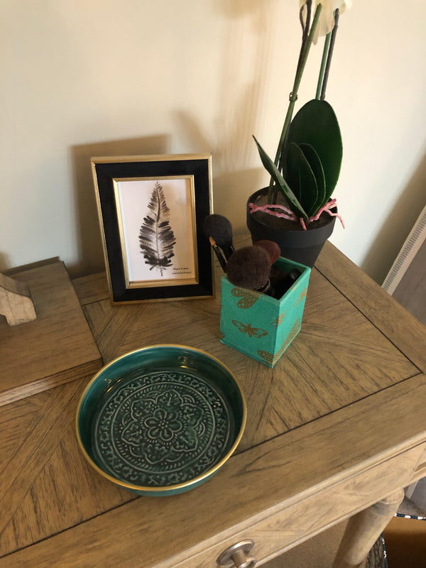 Small Teal Tray